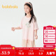 巴拉巴拉儿童睡衣套装女童家居服小童宝宝中大童空调服凉感潮208224171003
