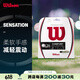 威尔胜（Wilson）官方网球配件网球线白色软线尼龙专业耐打网球线网球拍专用穿线 WRZ941000-白色偏自然色16线径
