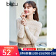 百图（betu）betu百图女装长袖雪纺衫春秋上衣小心机优雅名媛风蕾丝衫2101T20 杏色 M