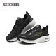 斯凯奇（Skechers）男款复古运动跑步鞋220848 黑色/BLK 41