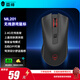 雷神（ThundeRobot）无线游戏鼠标ML201 无线2.4G鼠标 办公家用电竞鼠标2400DPI 长续航 绝地求生吃鸡cf 无畏契约 黑色