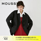 moussy 早春新品气质日杂风后背不规则西装外套028HSZ30-0461 020黑色 均码