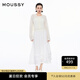moussy 女装新品简约淑女风通勤薄款针织开衫女028ISZ70-3051 010白色 均码