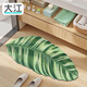 大江 浴室地垫洗手间地垫厕所门口脚垫防滑吸水垫卫生间门垫 一帘翠色 45cm*90cm