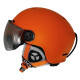 洛克勒（LOCLE） 滑雪头盔男女儿童盔镜一体式滑雪头盔单板双板滑雪盔可戴近视镜 升级版橙色 (含面罩+收纳袋) M(52-56cm) 4-12岁儿童