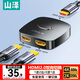 山泽HDMI2.0双向切换器二进一出 4K60Hz高清分配器一分二笔记本电脑显示器接电视投影共用分屏器HV-300