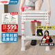 杜邦（DUPONT）【小云梯】梯子家用折叠人字梯室内多功能伸缩梯奶油梯 革新技术【一合即收】伸缩梯5步