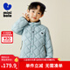 迷你巴拉【三防】迷你巴拉巴拉男女童保暖棉服秋冬降温便服棉衣轻薄外套 灰蓝 90