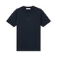 STONE ISLAND 石头岛  男士logo印花背面反光徽标短袖T恤 海军蓝 V0020 M (推荐体重115-130斤)