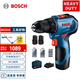 博世（BOSCH）GSR 12V-30 锂电充电式无刷手电钻起子机 双电 含钻头\批头套装
