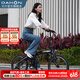 大行（DAHON）P10折叠自行车20英寸10速铝合金男女运动通勤V刹折叠车PAA003 珠光深蓝