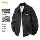 JEEP吉普美式翻领夹克男士2026春秋季休闲工装男装夹克衫上衣外套男
