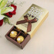 费列罗（FERRERO）巧克力喜宴盒装喜糖成品含38三八女神节礼物送孩子女友结婚伴手礼 金色6粒