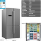 倍科(BEKO)十字对开门冰箱风冷三循环718L原装进口 GNE114782IX 【718升风冷无霜】微瑕