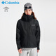 Columbia哥伦比亚单层冲锋衣女26秋冬户外防水防风夹克外套WR0533 010 L