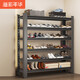 溢彩年华鞋架可调节层高钢制鞋柜玄关免工具安装置物架1811-120CM六层
