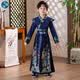 小淘孩汉服男童春秋男孩古装中国风儿童唐装演出服SMD-07 浮龙 130