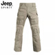 JEEP SPIRIT美式徒步户外登山迷彩军鸟工装裤男G3春季作战术冲锋伞兵长裤子秋 单裤+护膝 XL (36)175-185斤