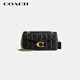 蔻驰（COACH）【专柜同款】女士TABBY中号单肩包斜挎包黑色 CP150 小香风 礼物