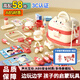 童雀医生玩具儿童女孩医疗3-6岁宝宝过家家听诊器生日礼物小护士扮演 医疗过家家58件套粉【送娃娃病床