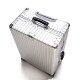 全铝镁合金行李箱男女20/29英寸旅行箱包拉杆箱密码箱万向轮登机皮箱 银色|氧化复古款 20英寸