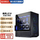 LIANLI联力 L216机箱 中塔电竞游戏机箱 网孔面板360水冷ATX/MATX开放式主机箱 带3把风扇 前面板防尘网 鬼斧L216机箱 黑色