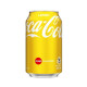 可口可乐（Coca-Cola） 中国香港版柠檬味可乐330ml 碳酸饮料汽水网红黄罐可乐易拉罐 单罐装