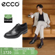 ECCO爱步商务正装皮鞋男雕花布洛克德比鞋 里斯622164 黑色41