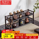 陶梦居茶杯架子茶具茶器收纳架茶桌紫砂壶摆放架桌面上博古架小型置物架
