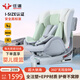 任道儿童安全座椅汽车用0-12岁婴儿宝宝车载可坐躺360旋转i-Size认证 I-SIZE认证旗舰版-椰奶白+支撑腿