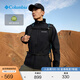 Columbia哥伦比亚户外男子拒水徒步内里抓绒保暖软壳衣外套WE6044 007 黑色 L (180/100A)