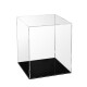 拼酷盒仔亚克力展示盒防尘盒玻璃罩透明亚克力盒子 盒仔14#(17.5X9.5X14CM)
