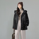 勤驰拉贡皮毛一体大衣西班牙连帽外套女2025冬季新款两面穿羊毛皮草 晨夜灰 S115斤内 均码