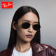 雷朋（RayBan）男女款眼镜时尚墨镜复古圆框太阳镜0RB3547