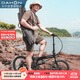 大行（DAHON）折叠自行车20英寸8速铝合金D8碟刹版KBA083暴龙款  黑色