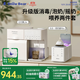 小白熊SnowBear紫外线消毒烘干定量泡奶5069+无水暖奶摇奶器5096