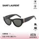 圣罗兰（YSL）情人节礼物太阳镜字母交织元素猫眼墨镜女送老婆闺蜜SLM94 SLM94/F（库存量有限）