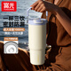 富光保温拎拎杯巨无霸316L不锈钢冰霸水杯子男女学生户外大容量水杯子 香芋紫1000ml【316L不锈钢+可提可拎】