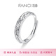 范琦（Fanci）爱与玫瑰对戒情侣戒指活口开口戒银饰生日表白礼物送女友 男戒单只