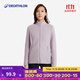迪卡侬（DECATHLON）户外透湿抓绒女加厚摇粒绒抓绒衣保暖外套冲锋衣内胆MH100 全拉链-紫罗兰 M