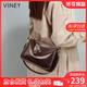 viney牛皮斜挎包包女包高级感单肩包大容量生日礼物送女友老婆 【酒咖】实用高档品牌 小众轻奢百搭ck风时尚休闲手提包