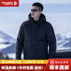 龙牙隐之火象战术连帽棉服男加厚防风保暖防寒户外运动休闲棉衣 极夜黑 M 175/96A
