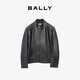巴利(BALLY)【礼物】男士时尚休闲皮衣夹克外套 6313326 黑色 L