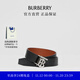 博柏利（BURBERRY）【礼物】男士 双面两用专属标识装饰皮革针扣腰带皮带