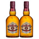 芝华士（Chivas）12年 苏格兰威士忌 调和型进口洋酒 500ml*2