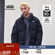 VANS范斯官方 男女情侣羽绒夹克立领经典LOGO 黑色   S 