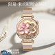 华为（HUAWEI）【时尚女神专属】华为手表WATCH GT6新款运动智能手环健康监测蓝牙电话女士腕表情人节生日礼物 【41mm浮光白】+金色米兰尼斯表带