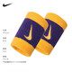 耐克（NIKE）运动护腕吸汗手腕套擦汗跑步骑行蓝足球护具长款N0001586730OS