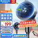 格力（GREE）电风扇家用空气循环扇客厅卧室办公宿舍落地扇涡轮对流换气扇台式桌面小风扇广角摇头台地两用电扇 【升级遥控定时】澎湃循环大风量 1902Bg3