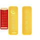中国黄金（CHINA GOLD）Au9999黄金薄片投资金条50g 50g